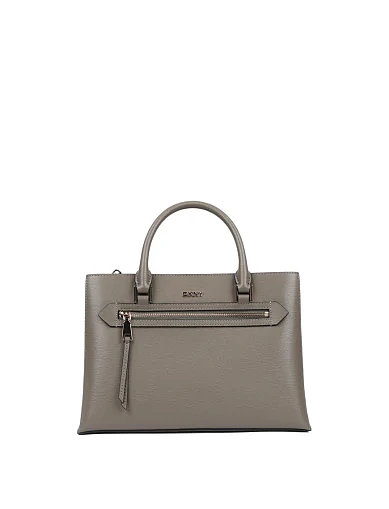 Женская сумка тоут кожаная зеленая - фото 1 - Miraton