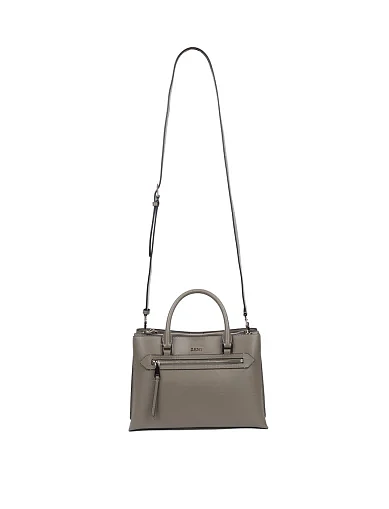 Женская сумка тоут кожаная зеленая - фото 4 - Miraton