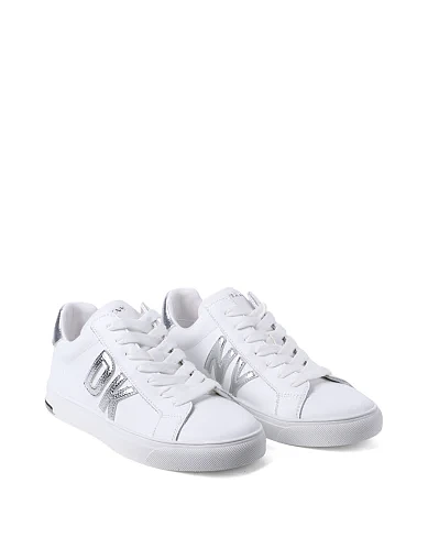 Женские кеды DKNY кожаные белые - фото 3 - Miraton