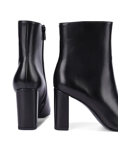 Женские ботинки Attizzare кожаные черные - фото 2 - Miraton