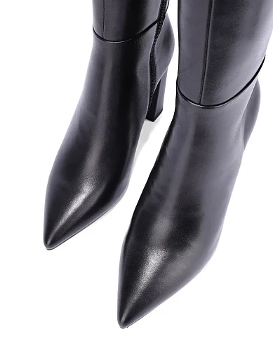 Жіночі чоботи Attizzare шкіряні чорні(MA54116-8-1) - фото 5 - Miraton