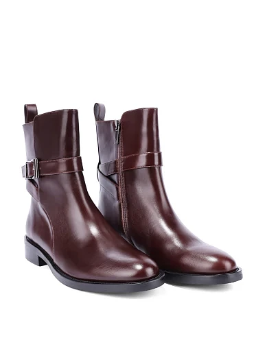 Женские ботинки MIRATON коричневые - фото 3 - Miraton