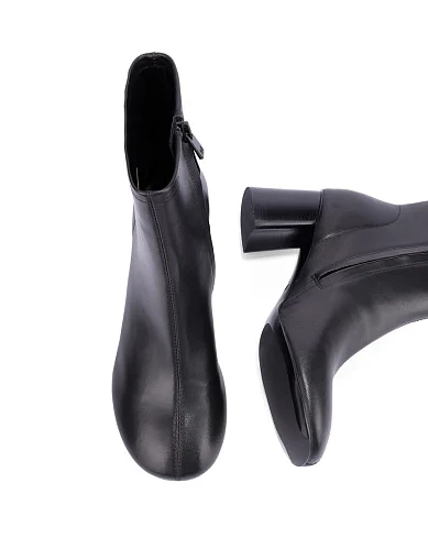Жіночі черевики шкіряні чорні(JR1216B-1B) - фото 5 - Miraton