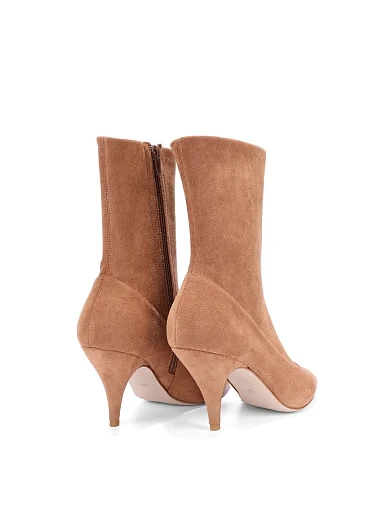 Женские ботинки JEFFREY CAMPBELL тканевые бежевые - фото 4 - Miraton