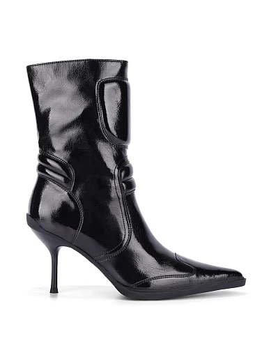 Женские ботинки JEFFREY CAMPBELL из экокожи черные - фото 2 - Miraton