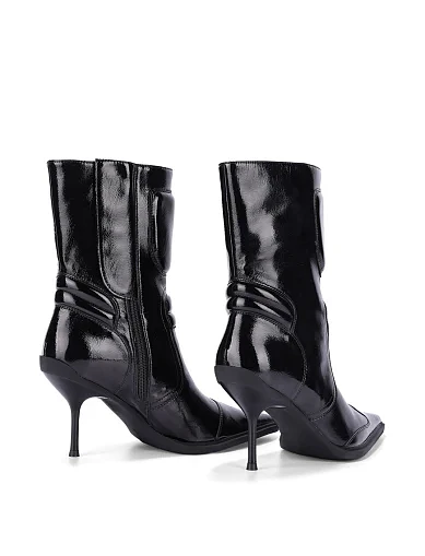 Женские ботинки JEFFREY CAMPBELL из экокожи черные - фото 5 - Miraton