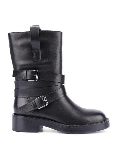 Жіночі черевики MIRATON шкіряні чорні(6254-1) - фото 1 - Miraton