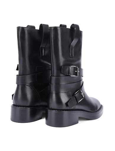 Жіночі черевики MIRATON шкіряні чорні(6254-1) - фото 4 - Miraton