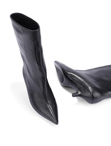 Жіночі черевики MIRATON шкіряні чорні(6589-4) - фото 3 - Miraton