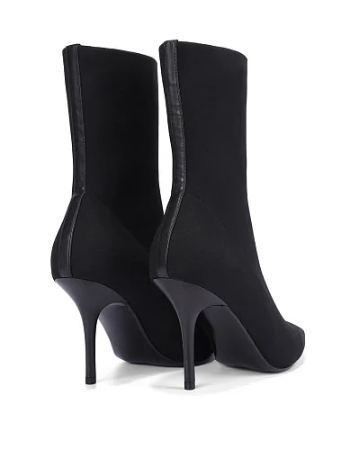 Женские ботинки MIRATON тканевые черные - фото 4 - Miraton