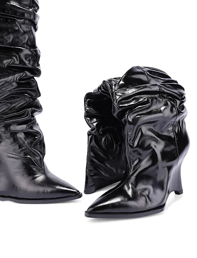 Жіночі чоботи MIRATON чорні(6975-86) - фото 3 - Miraton