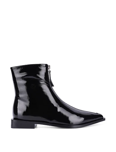 Жіночі черевики MIRATON з наплаку чорні(866-5) - фото 1 - Miraton