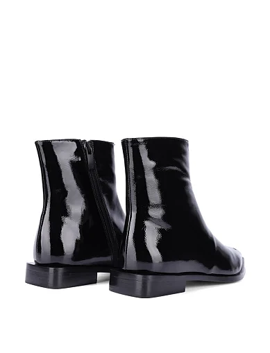 Жіночі черевики MIRATON з наплаку чорні(866-5) - фото 4 - Miraton