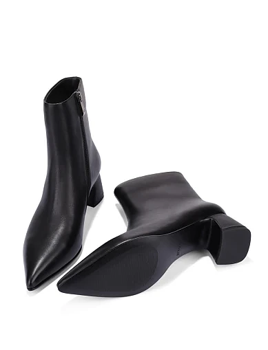 Женские ботинки Attizzare кожаные черные - фото 6 - Miraton