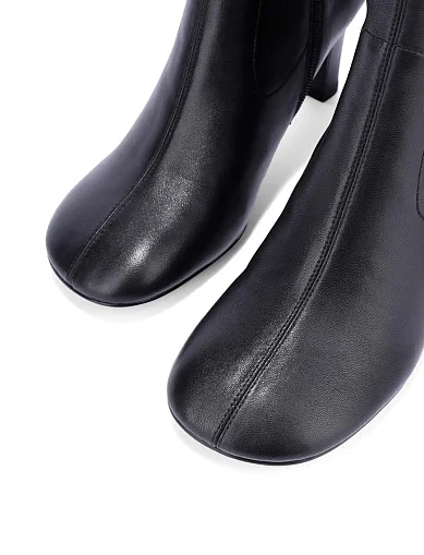 Жіночі чоботи шкіряні чорні(203-25111T-32-1) - фото 3 - Miraton