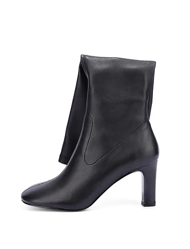 Жіночі чоботи шкіряні чорні(203-25111T-32-1) - фото 6 - Miraton