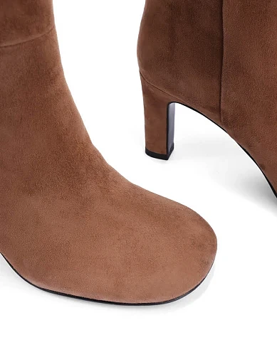 Жіночі чоботи MIRATON велюрові бежеві(203-25111Y-01-1) - фото 6 - Miraton