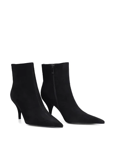 Женские ботинки MIRATON велюровые черные - фото 3 - Miraton