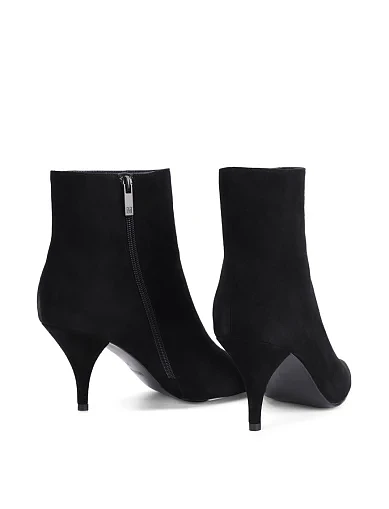 Женские ботинки MIRATON велюровые черные - фото 4 - Miraton