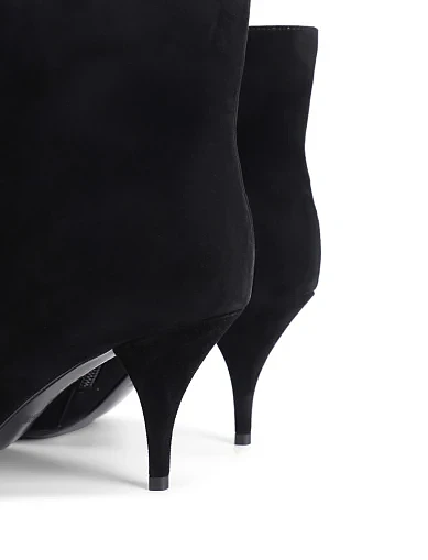 Женские ботинки MIRATON велюровые черные - фото 5 - Miraton