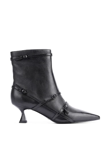 Жіночі черевики MIRATON шкіряні чорні(207-G25910-606-1) - фото 1 - Miraton