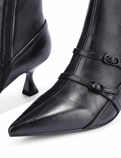 Жіночі черевики MIRATON шкіряні чорні(207-G25910-606-1) - фото 5 - Miraton