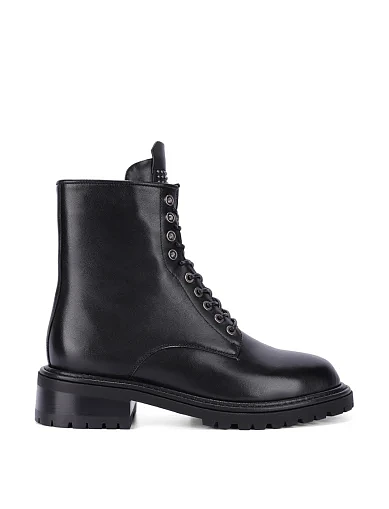 Жіночі черевики Attizzare шкіряні чорні(2451D-627-1) - фото 1 - Miraton