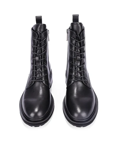 Женские ботинки Attizzare кожаные черные - фото 2 - Miraton