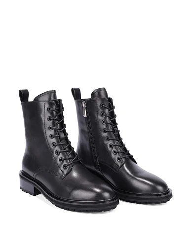 Женские ботинки Attizzare кожаные черные - фото 3 - Miraton