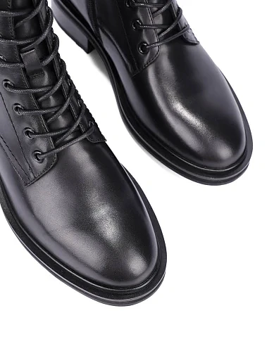 Женские ботинки Attizzare кожаные черные - фото 5 - Miraton