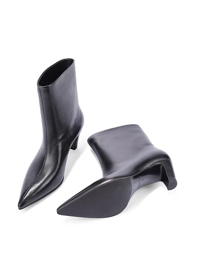 Жіночі черевики MIRATON шкіряні чорні(25119-768-1) - фото 2 - Miraton