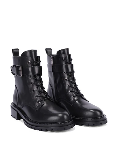 Жіночі черевики MIRATON шкіряні чорні(25136-697-1) - фото 3 - Miraton