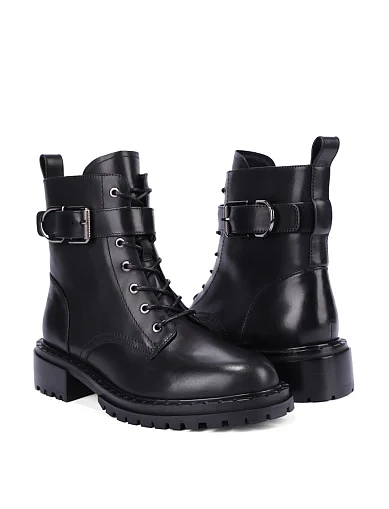 Жіночі черевики MIRATON шкіряні чорні(25136-697-1) - фото 5 - Miraton