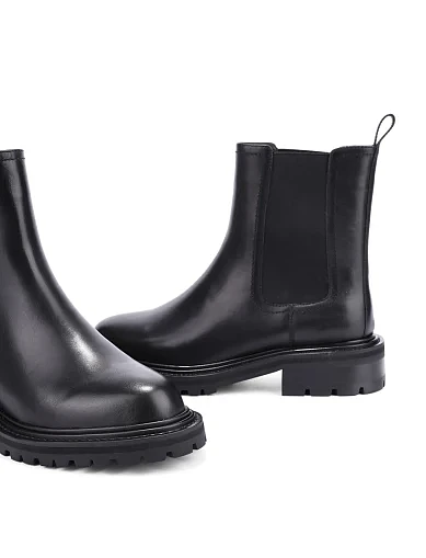 Женские ботинки челси Attizzare кожаные черные - фото 2 - Miraton