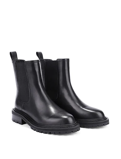 Женские ботинки челси Attizzare кожаные черные - фото 3 - Miraton