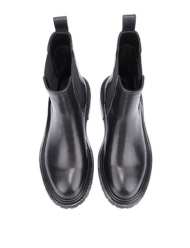 Женские ботинки челси Attizzare кожаные черные - фото 5 - Miraton