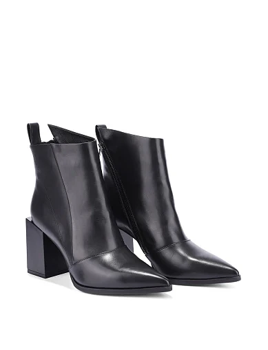 Женские ботинки Attizzare кожаные черные - фото 4 - Miraton