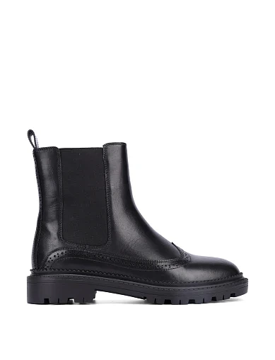 Женские ботинки челси Attizzare кожаные черные - фото 1 - Miraton