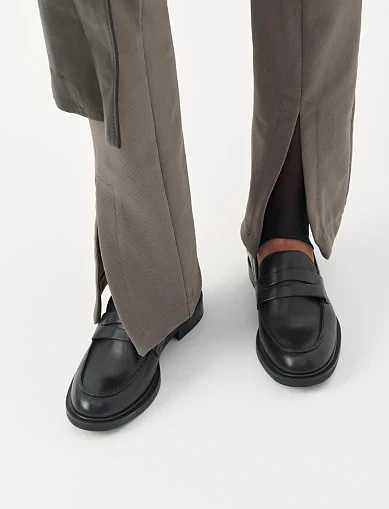 Женские туфли Vagabond кожаные черные - фото 5 - Miraton