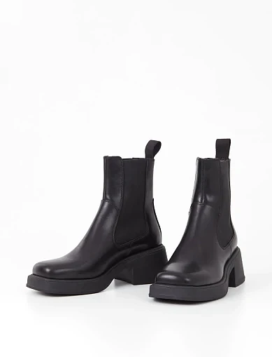 Женские ботинки Vagabond кожаные черные - фото 2 - Miraton