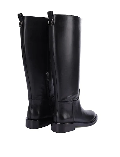 Женские сапоги Attizzare кожаные черные - фото 4 - Miraton