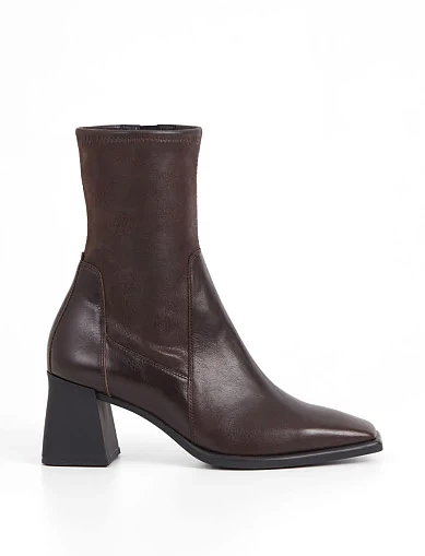 Женские ботинки Vagabond кожаные коричневые - фото 1 - Miraton