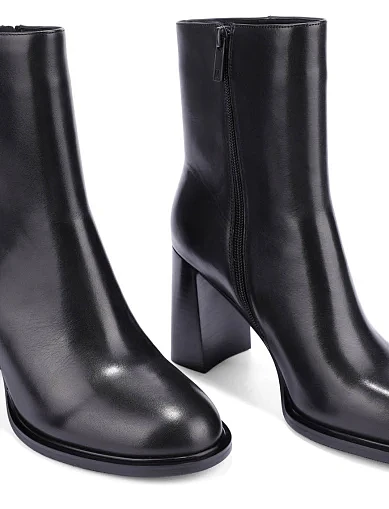 Женские ботинки MIRATON кожаные черные - фото 2 - Miraton