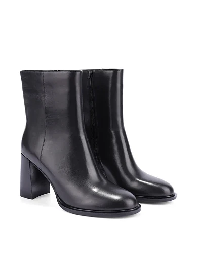 Женские ботинки MIRATON кожаные черные - фото 3 - Miraton