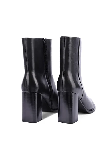 Женские ботинки MIRATON кожаные черные - фото 4 - Miraton