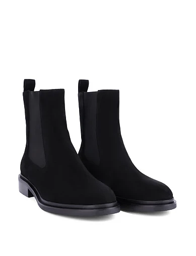 Женские ботинки челси Attizzare велюровые черные - фото 3 - Miraton