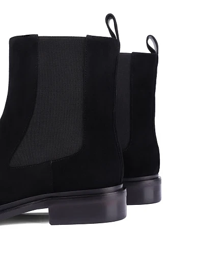 Женские ботинки челси Attizzare велюровые черные - фото 5 - Miraton