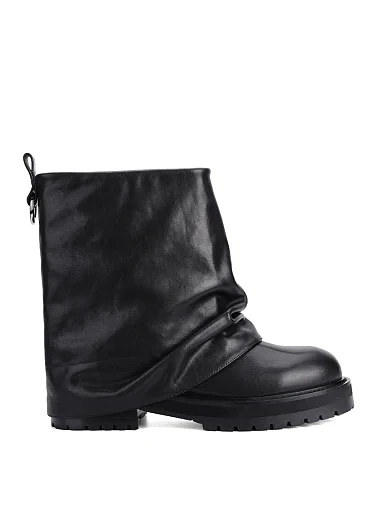 Женские ботинки MIRATON кожаные черные - фото 1 - Miraton