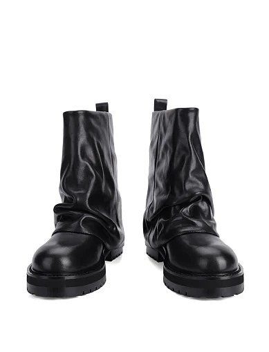 Женские ботинки MIRATON кожаные черные - фото 2 - Miraton