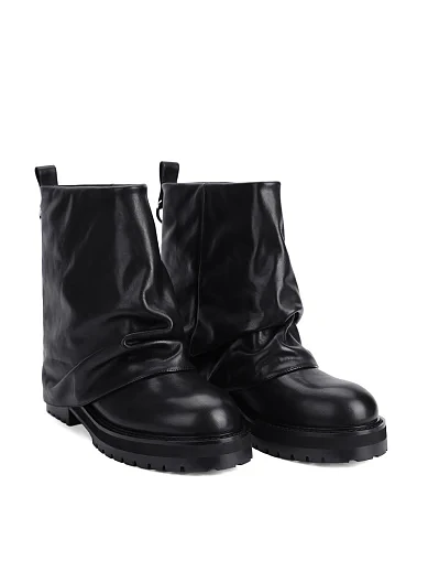 Женские ботинки MIRATON кожаные черные - фото 3 - Miraton